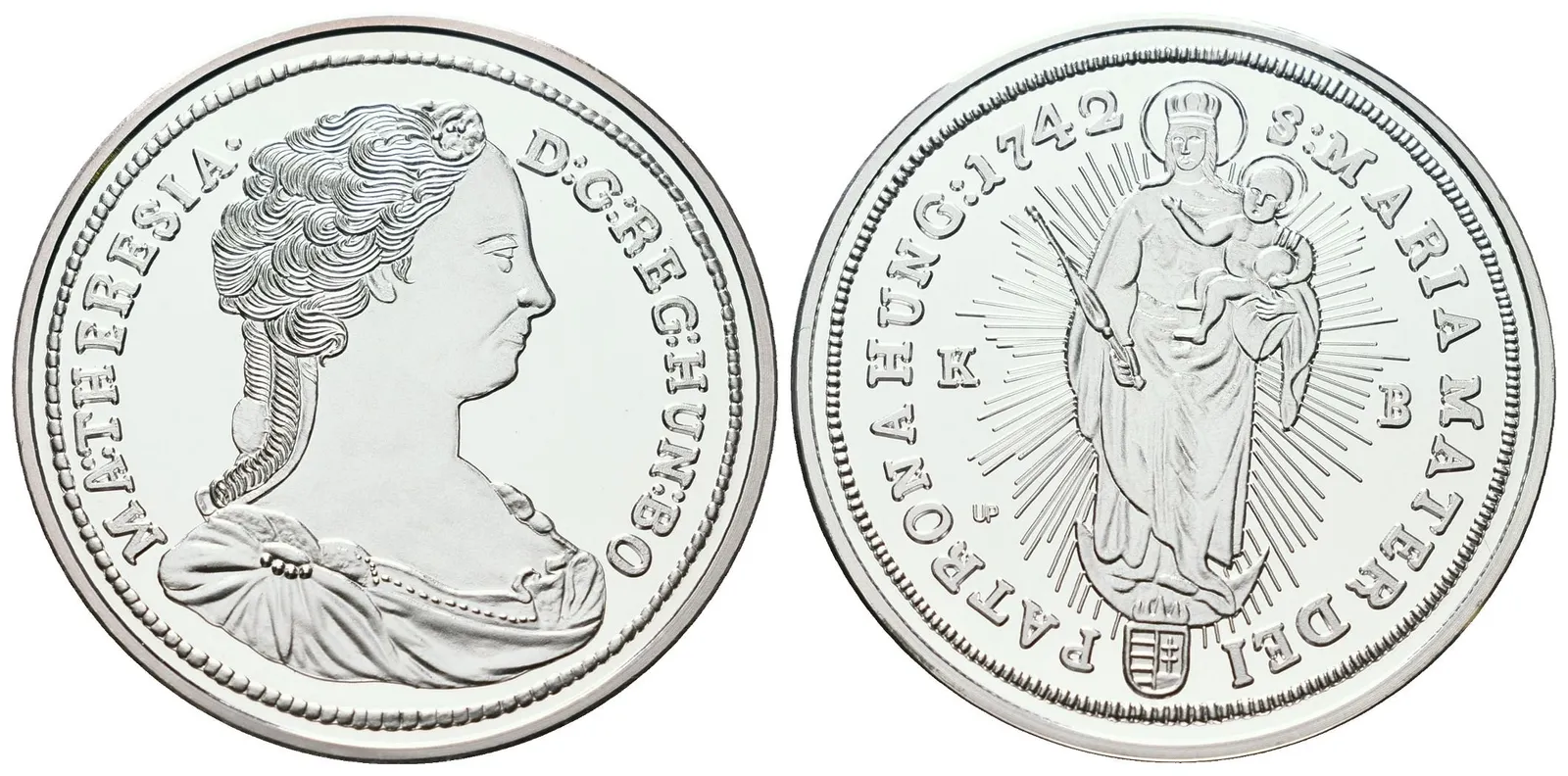 Replika - Historický 1/2 tolar - Marie Terezie 1742
