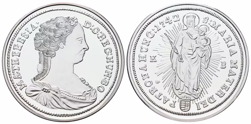 Replika - Historický 1/2 tolar - Marie Terezie 1742