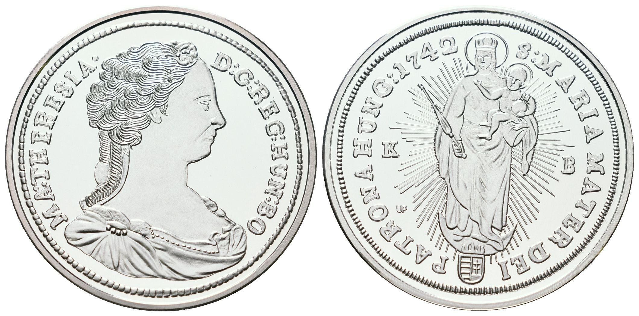 Replika - Historický 1/2 tolar - Marie Terezie 1742