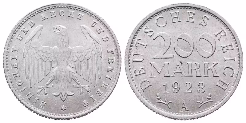 Výmar, 200 Marka 1923 A