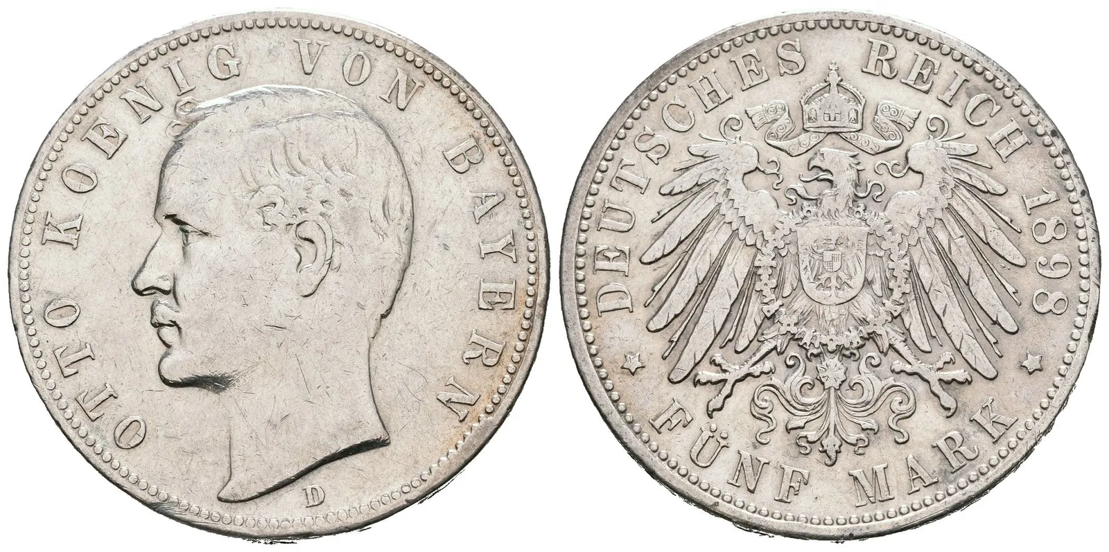 Bavorsko, 5 Marka 1898