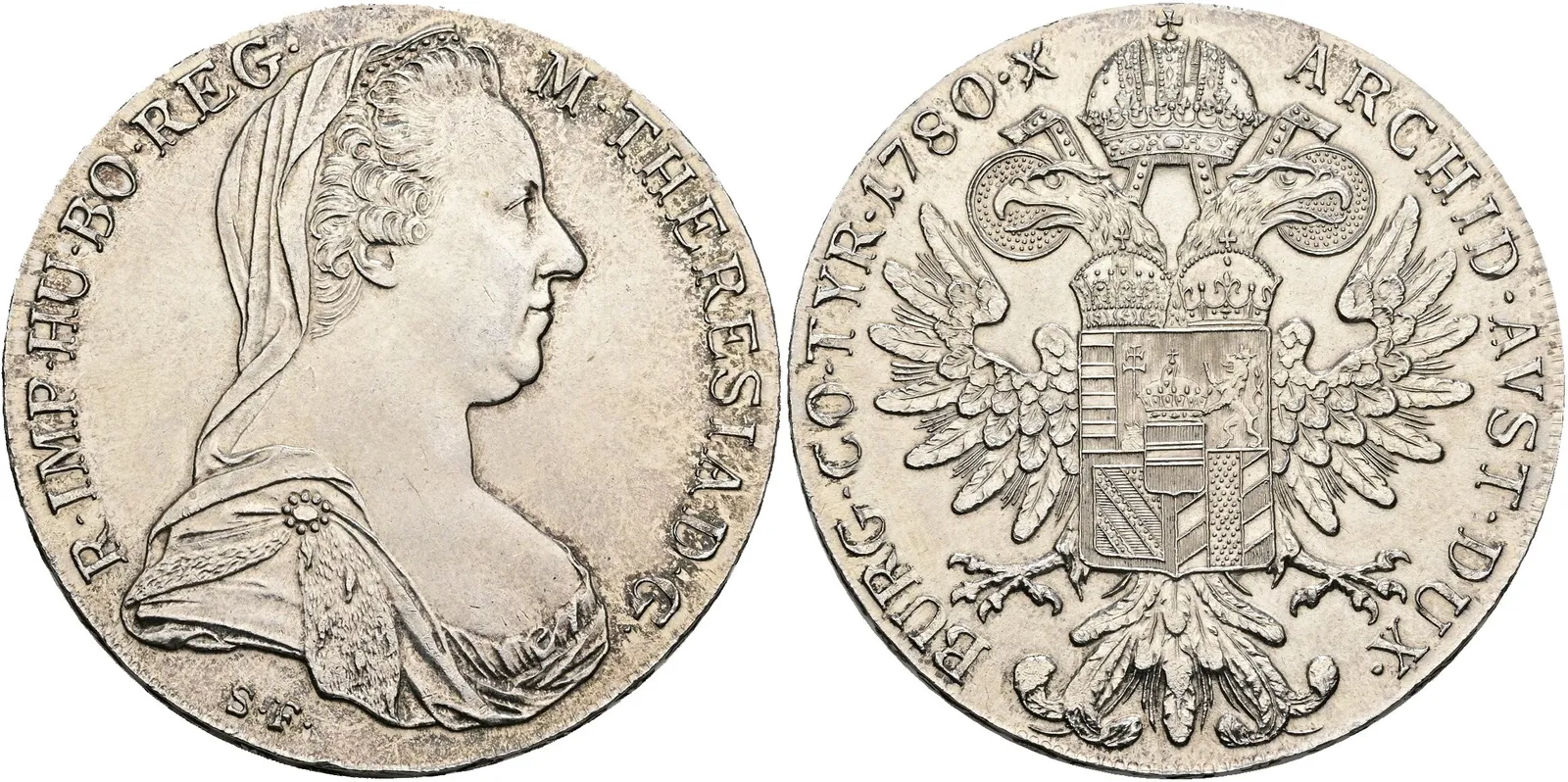 Rakousko, Tolar 1780 - novoražba