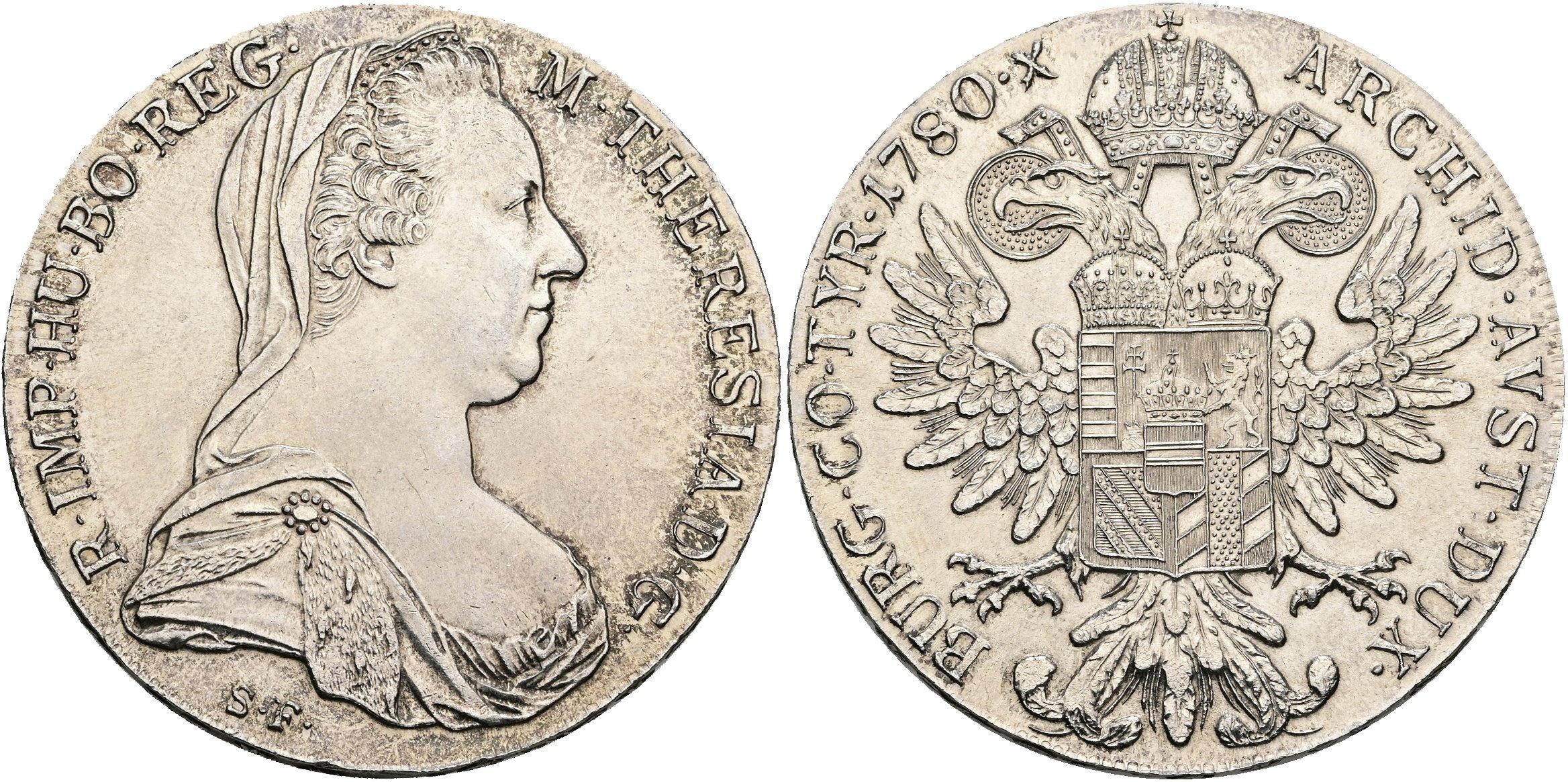 Rakousko, Tolar 1780 - novoražba
