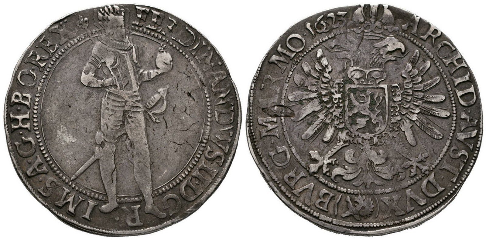 Ferdinand II., Tolar 1623, Praha