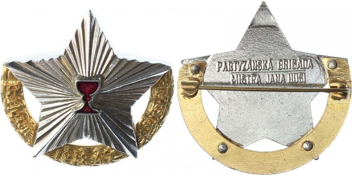Pamětní odznak partyzánské brigády mistra Jana Husa