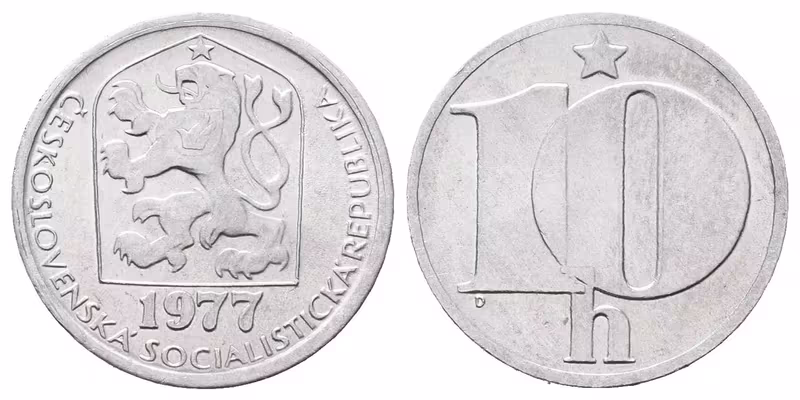 10 Haléř 1977