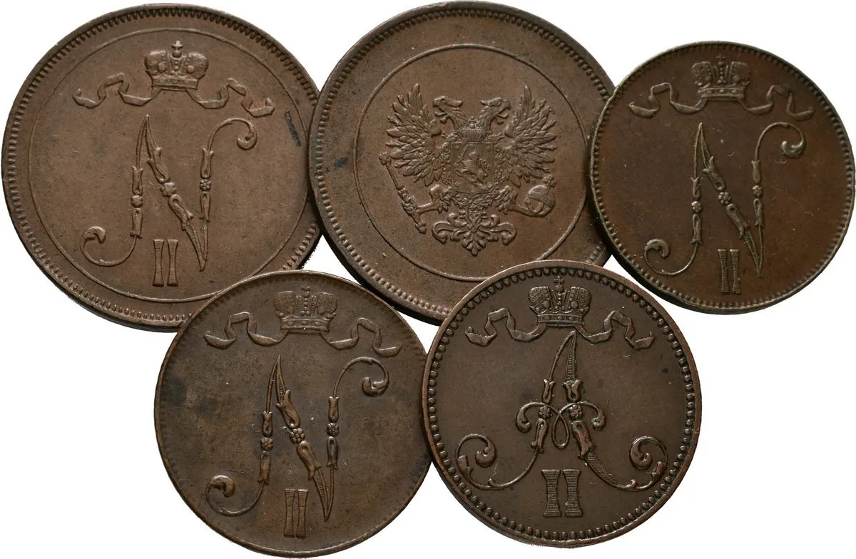 Ražby pro Finsko, Mikuláš II., 1894 - 1917 — 1