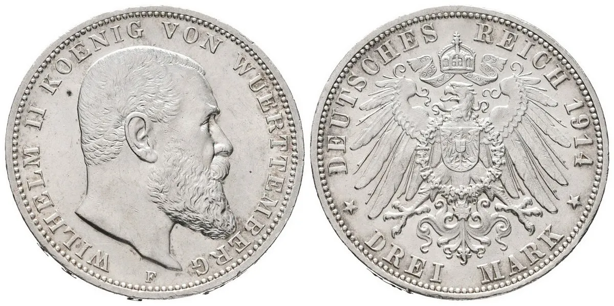 Württemberg, Wilhelm II., 1891 - 1918 — 1