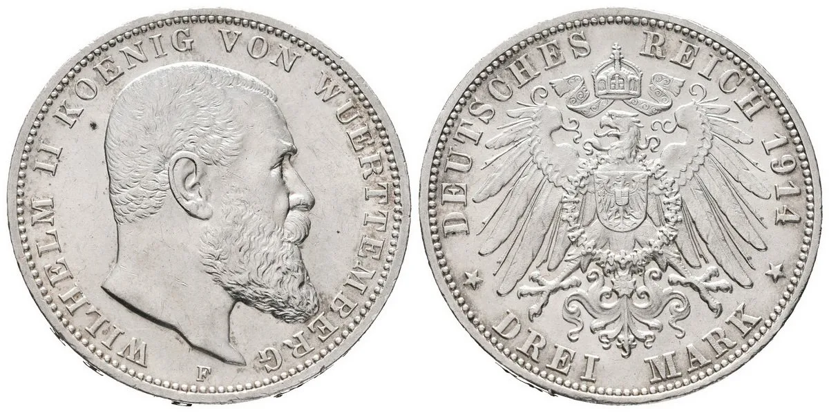 Württemberg, Wilhelm II., 1891 - 1918 — 1