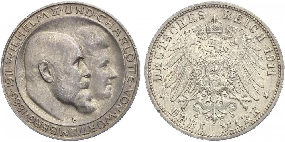 Württemberg, Wilhelm II., 1891 - 1918 — 1