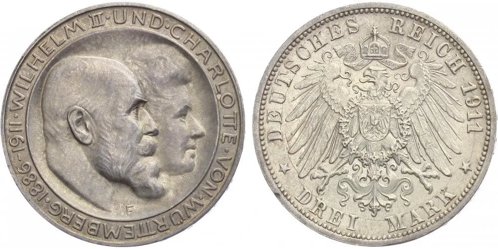 Württemberg, Wilhelm II., 1891 - 1918 — 1