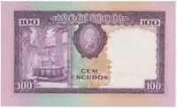 Portugalsko, 100 Escudos 1961, P.165a - fotografie 2