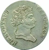 Westfalen, Hieronymus Napoleon, 1807 - 1813 — 1