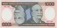 Brazílie, 1000 Cruzeiros (1985), P.201