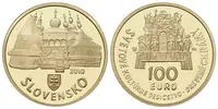 100 Euro 2010 - Dřevěné chrámy