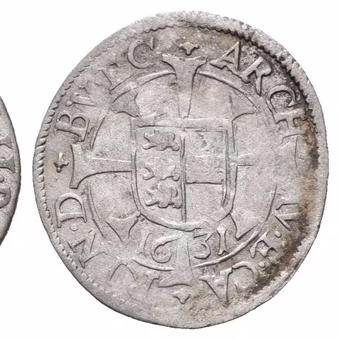 Krejcar 1631, St. Veit, Her.1404, patina, ned.