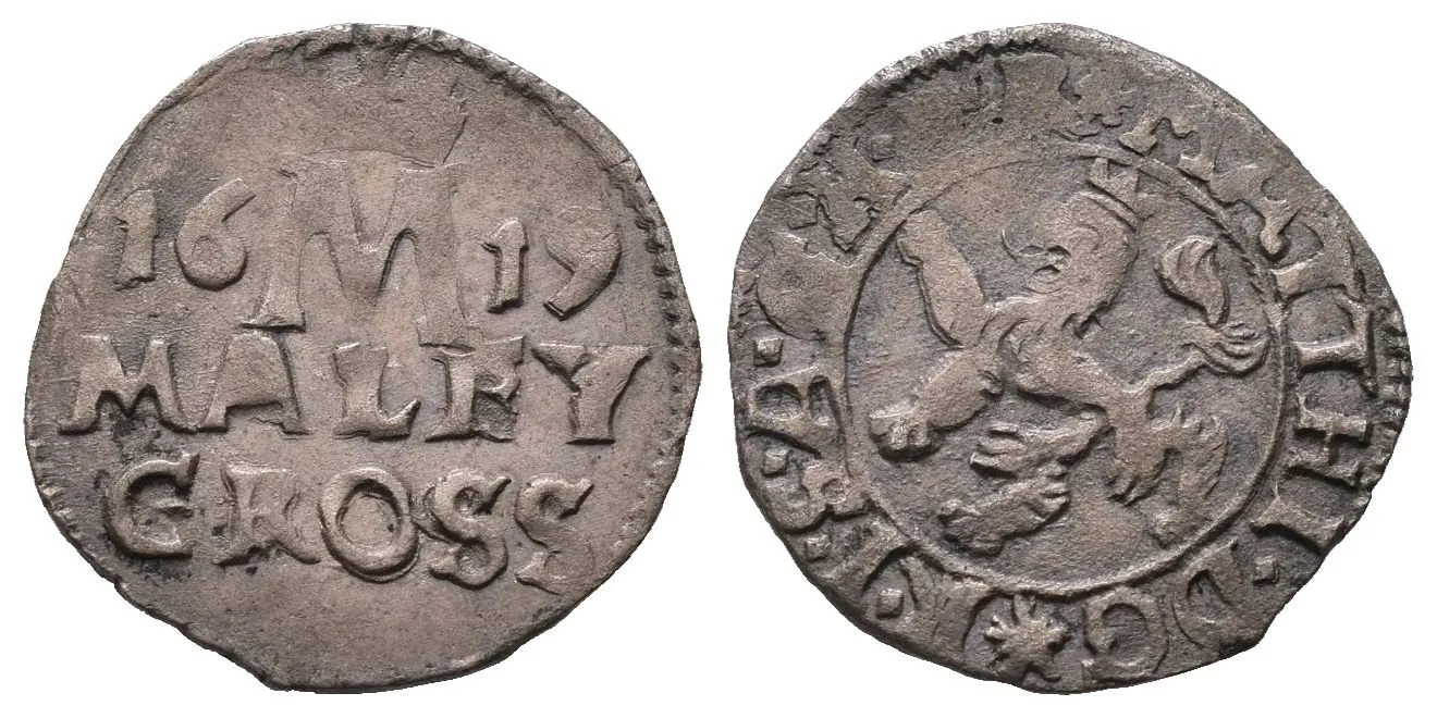 Malý groš 1619, Rudolf II.