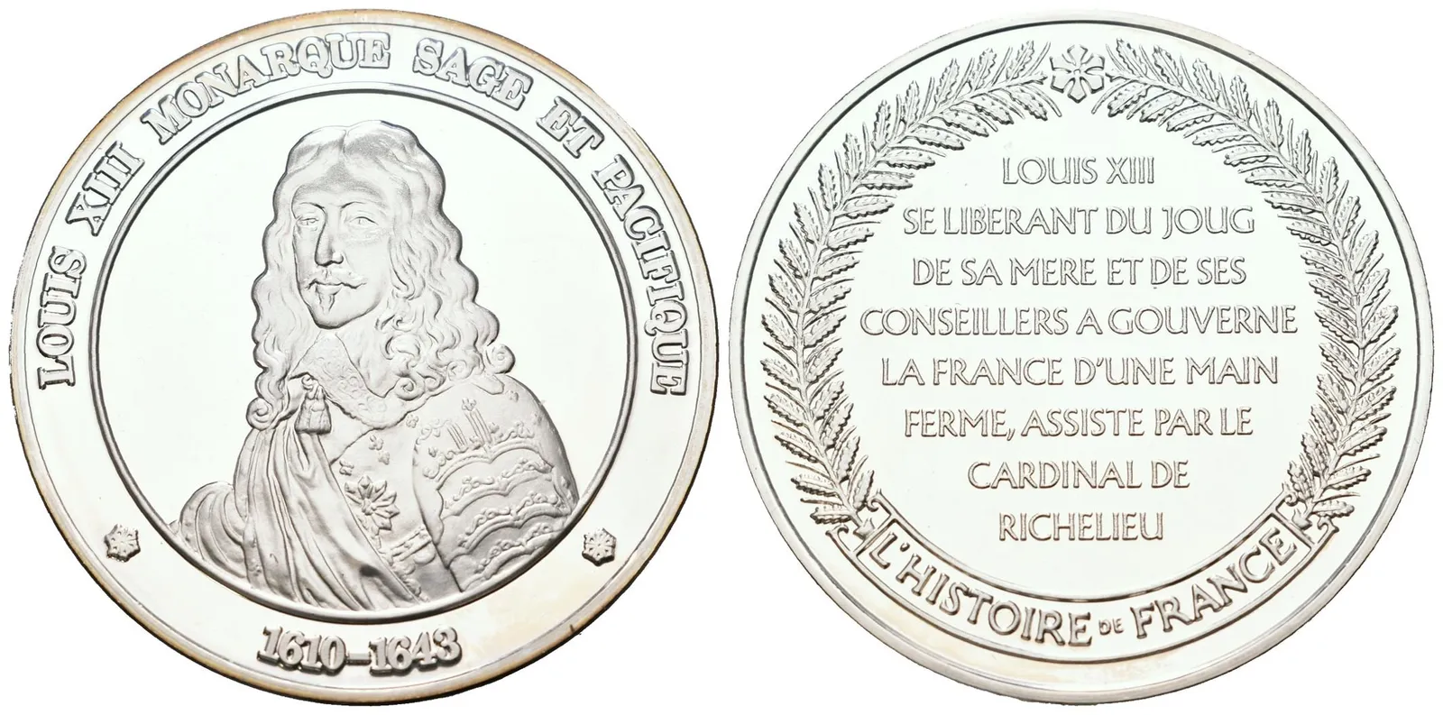 Francie - AR Medaile b.l. - Louis XIII