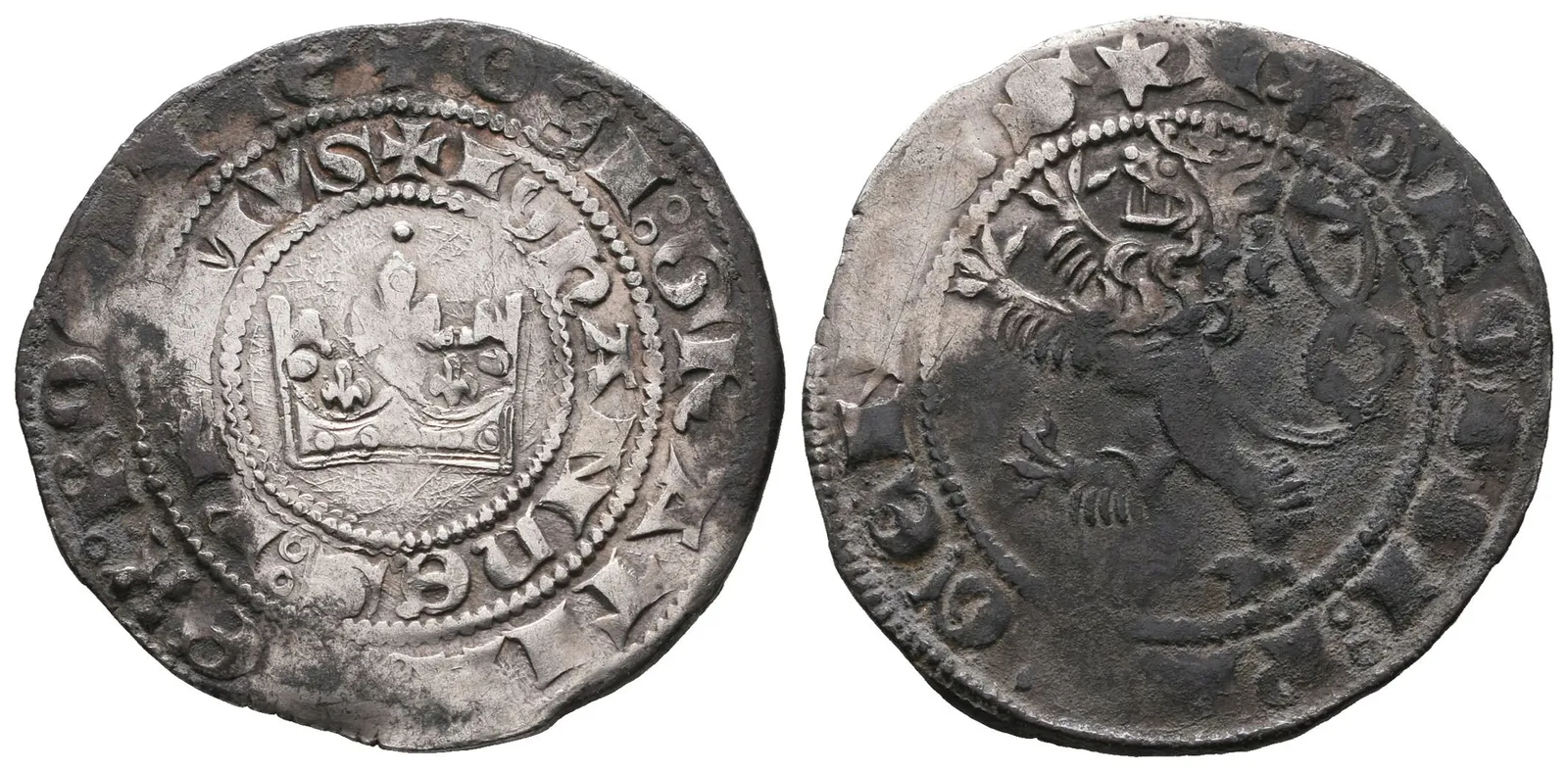 Jan Lucemburský, Pražský groš, Castelin 1