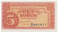 5 Koruna b.d. (1945), Hej.70a