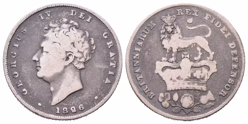 Velká Británie, Shilling 1826