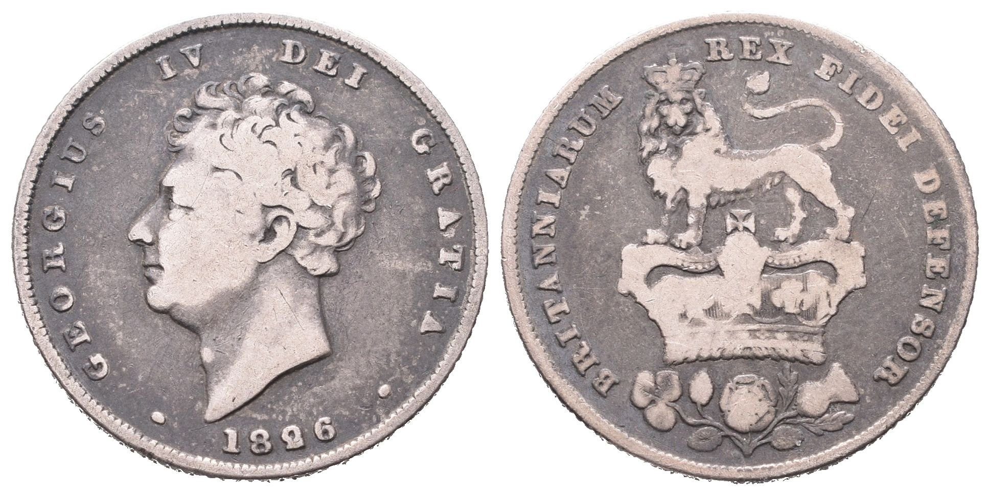 Velká Británie, Shilling 1826