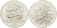 25 Kčs 1969 - 25. výročí SNP, PROOF, původní etue - fotografie 2