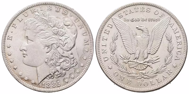 USA, 1 Dollar 1885 O