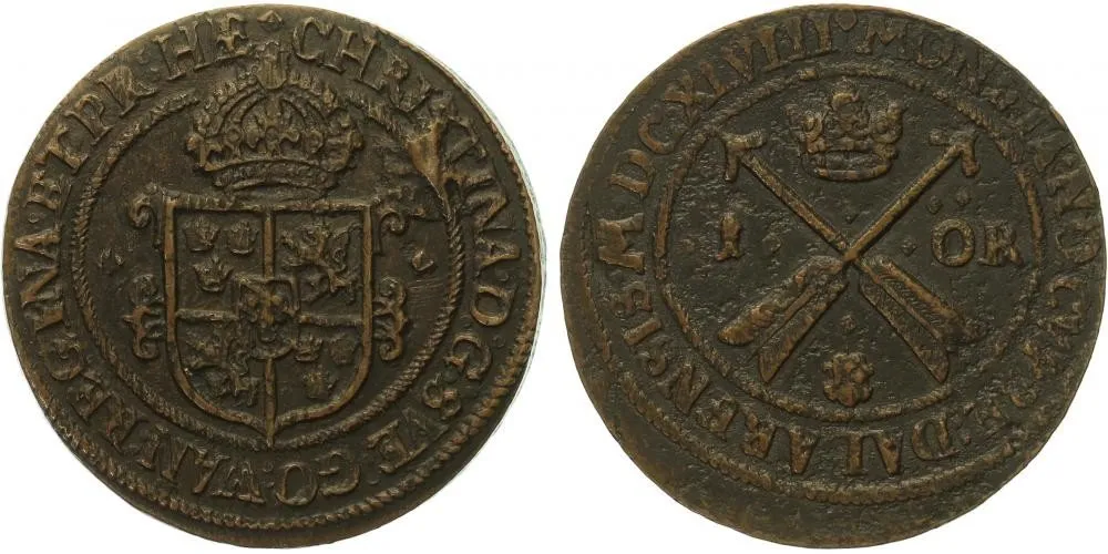 Švédsko, Christina, 1632 - 1654 — 1