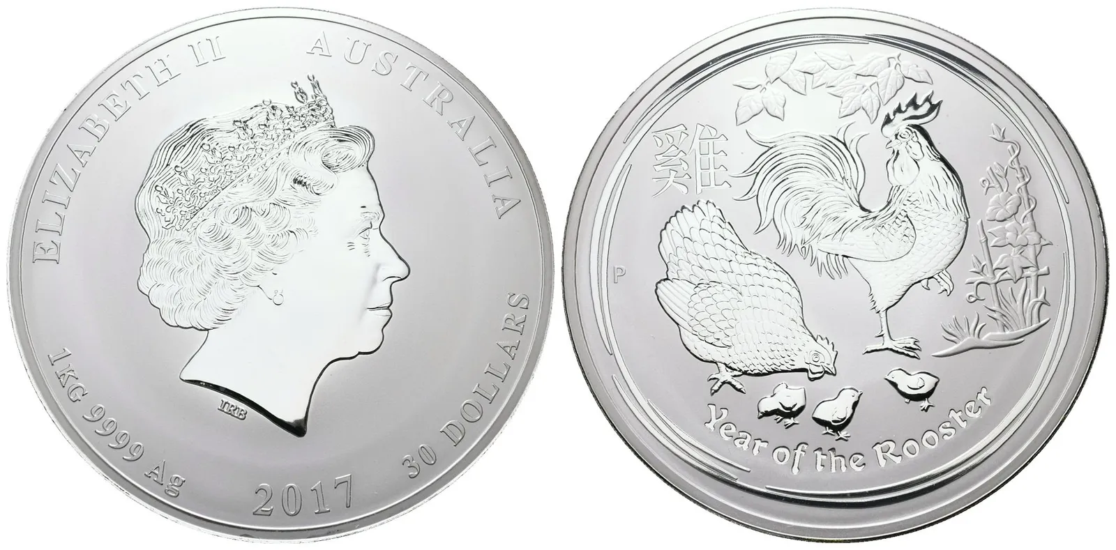 Austrálie, 30 Dollar 2017 - Rok kohouta