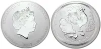 Austrálie, 30 Dollar 2017 - Rok kohouta