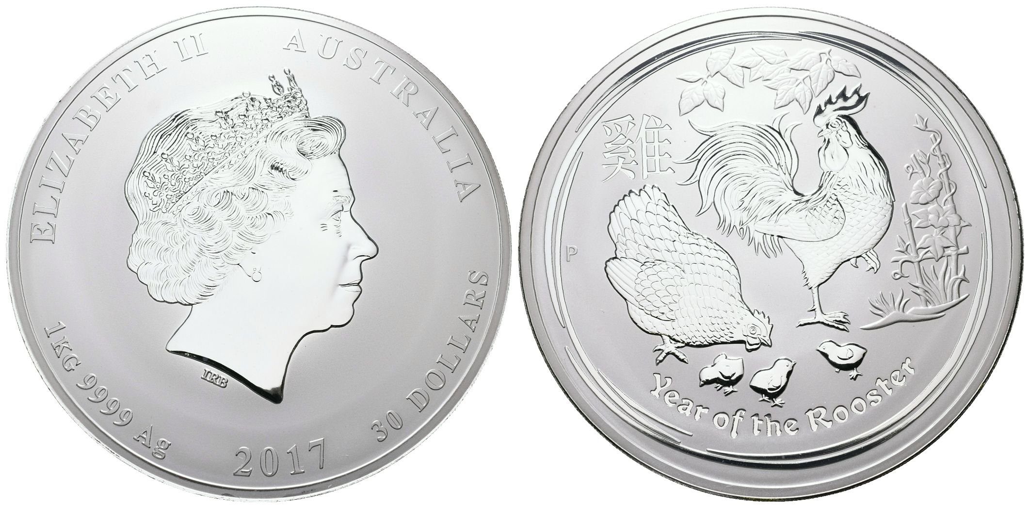 Austrálie, 30 Dollar 2017 - Rok kohouta