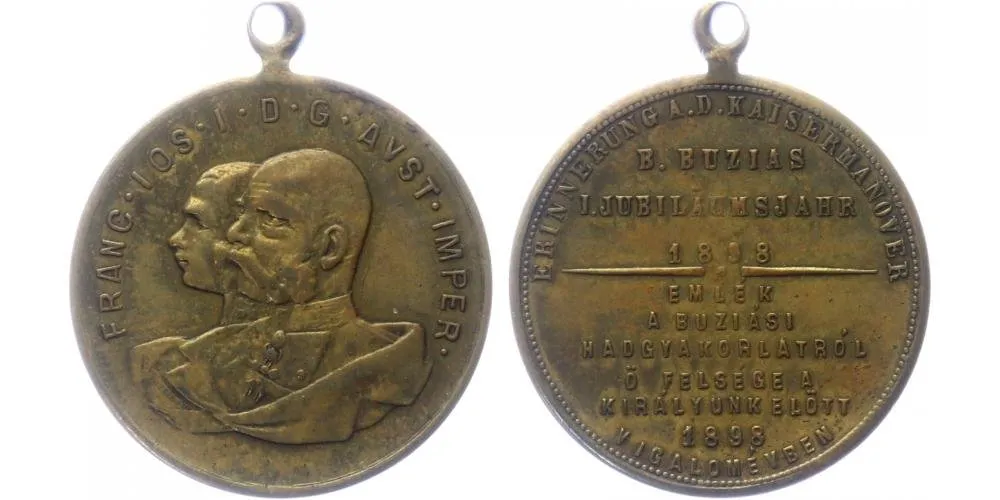 František Josef I., medaile vojenských manévrů — 1