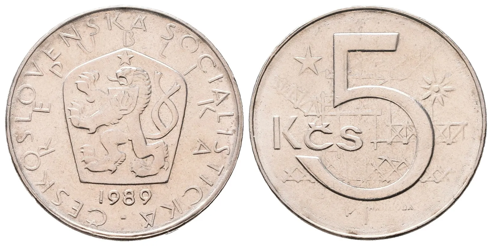 5 Koruna 1989