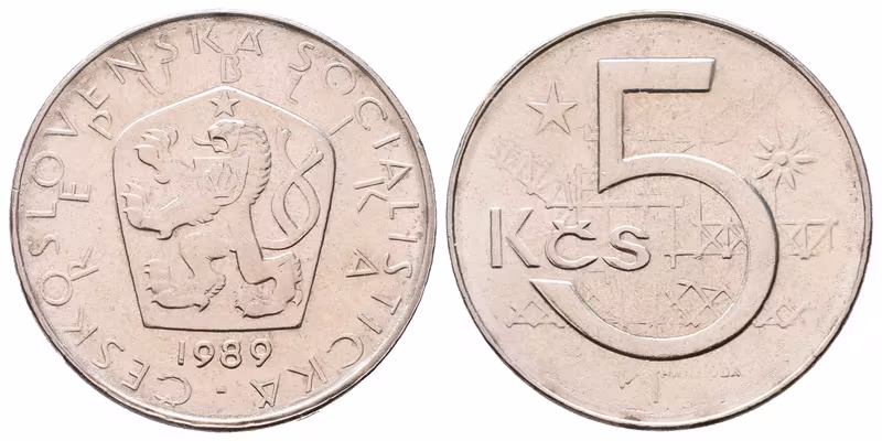 5 Koruna 1989