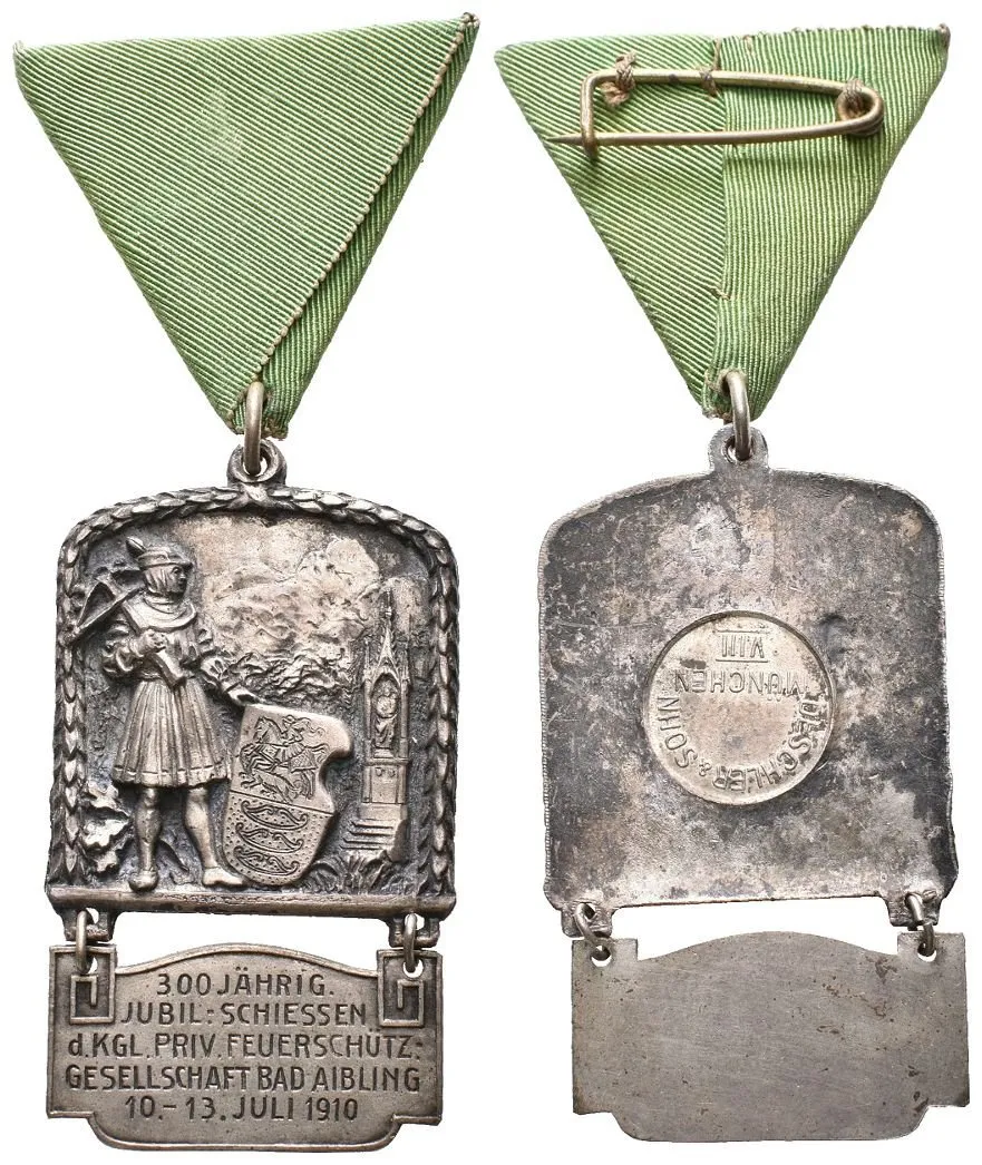 AE Odznak 1910 - Jubilejní střelby na památku 300. výročí založení — 1