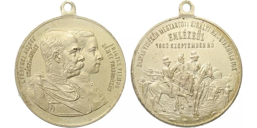 František Josef I., medaile vojenských manévrů — 1