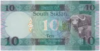 Súdán Jižní, 10 Sudanese Pounds 2015, P.12a - fotografie 2