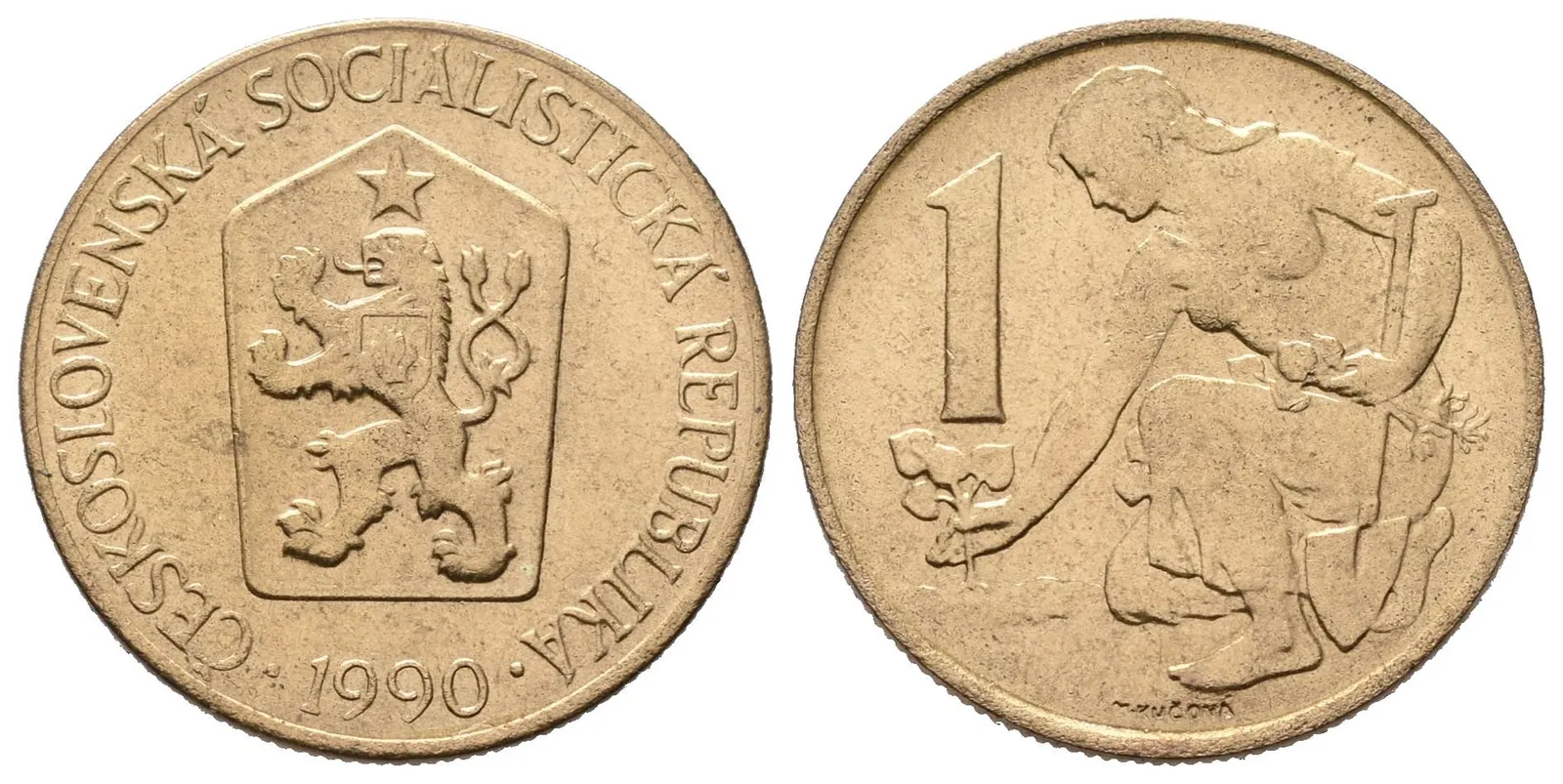1 Koruna 1990