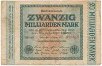 Německo, 20 Milliarden Mark 1923, Ro.115b