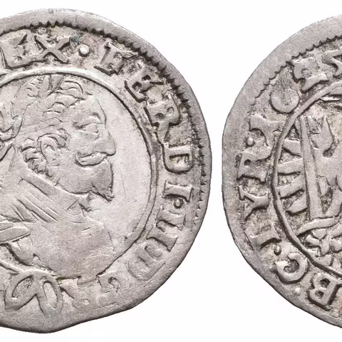 3 Krejcar 1625, Vídeň-Fellner, pěkná zachovalost, patina