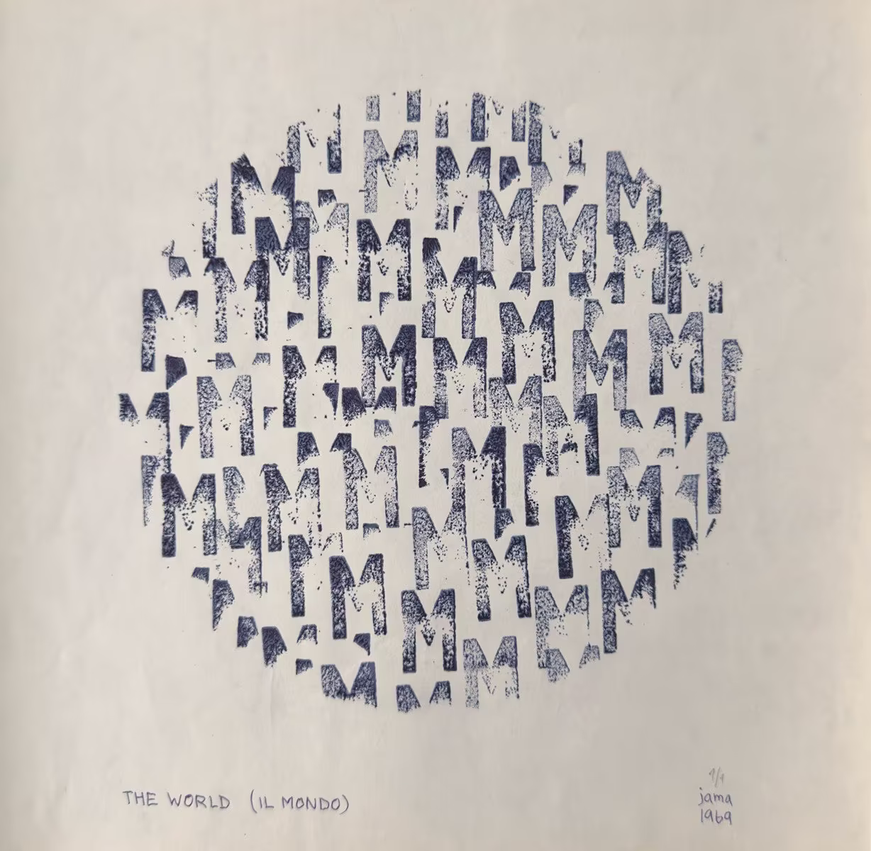 Milan Adamčiak: Milan Adamčiak (1946) - THE WORLD (IL MONDO)
