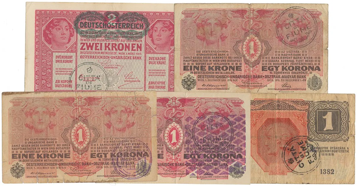Razítkované R-U bankovky na Balkáně 1919-1921 — 1