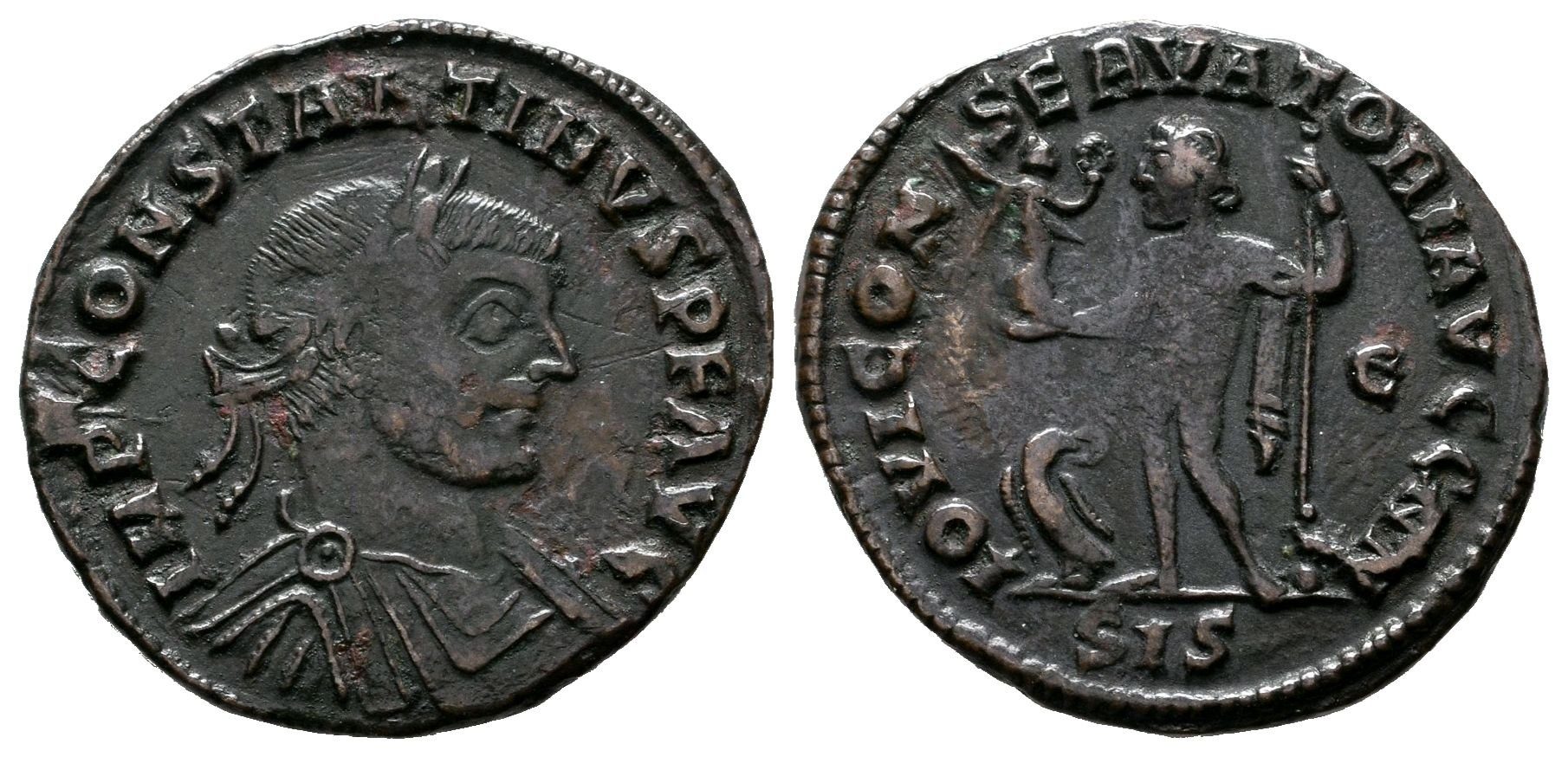 Constantinus I., Follis, Siscia
