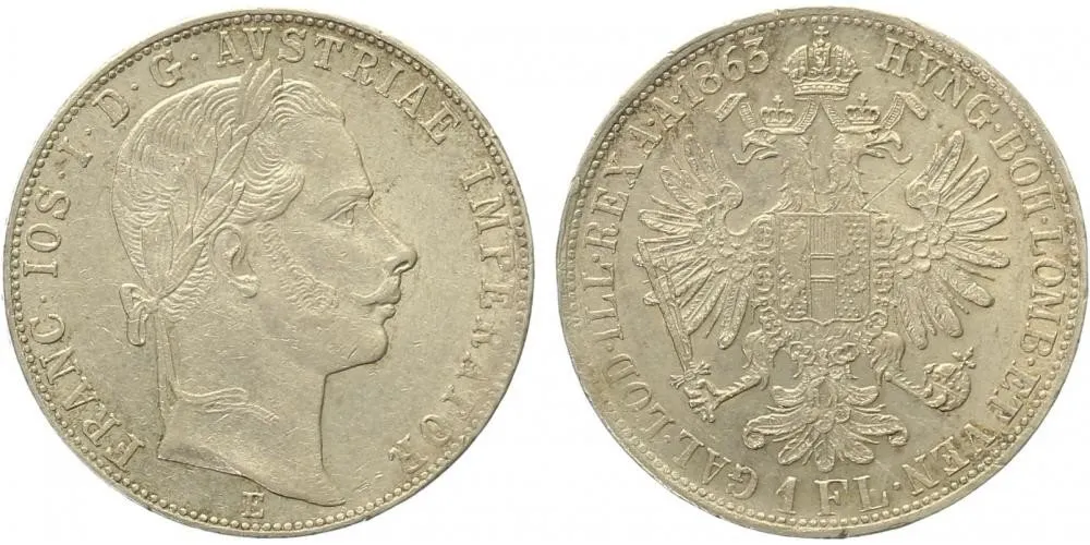 Rakouská a spolková měna, 1857 - 1892 — 1