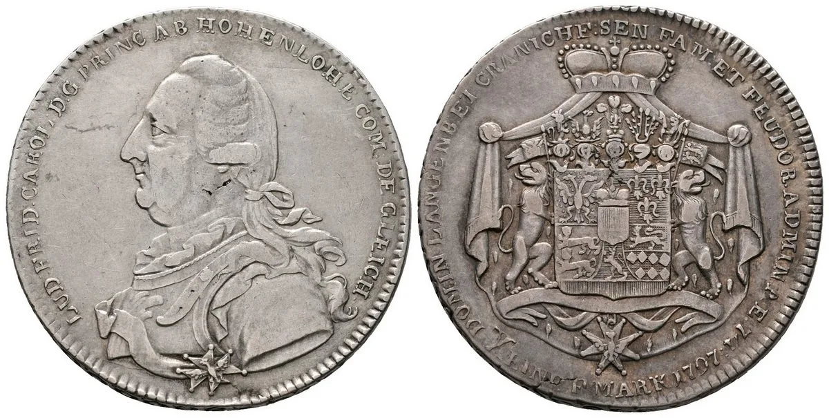 Hohenlohe - Neunstein - Öhringen, Ludwig Friedrich Karl, 1765 - 1805 — 1