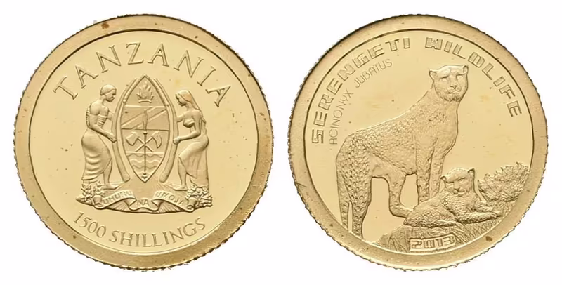 Tanzánie, 1500 Schillings 2013 - Serengeti