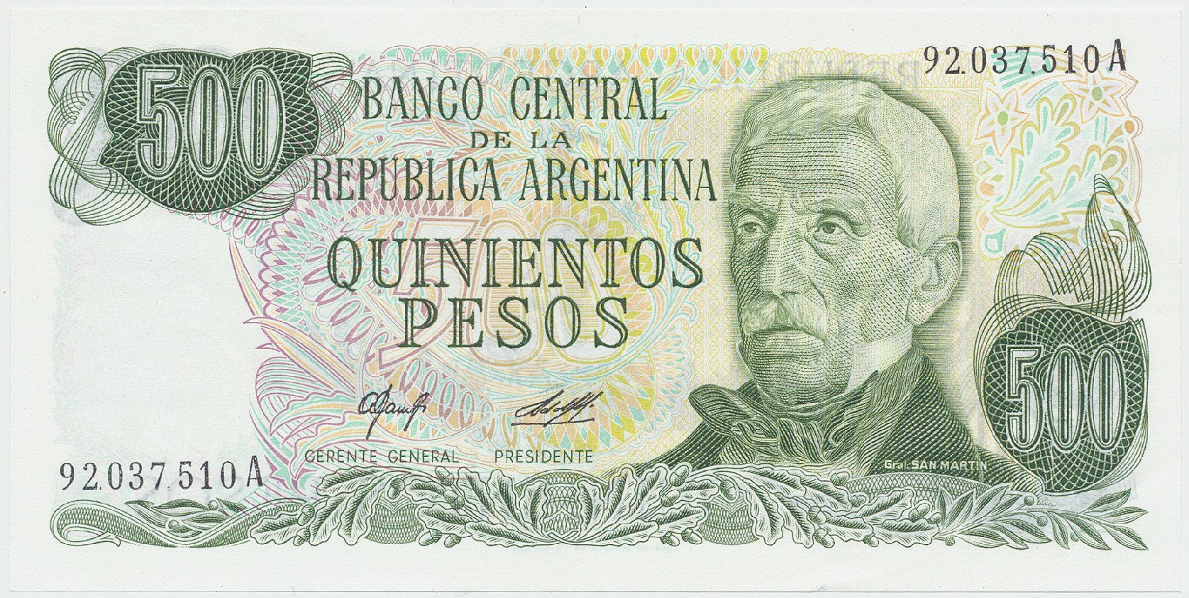 Argentina, 500 Pesos (1977~1982), P.303a