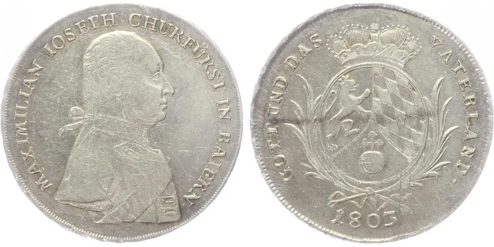 Bavorsko, Maximilian IV./I. Josef, 1799 - 1825 — 1