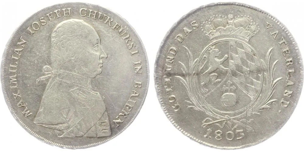 Bavorsko, Maximilian IV./I. Josef, 1799 - 1825 — 1